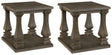 Johnelle 2-Piece 2 End Tables (End Table, End Table)