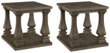 Johnelle 2-Piece 2 End Tables (End Table, End Table)