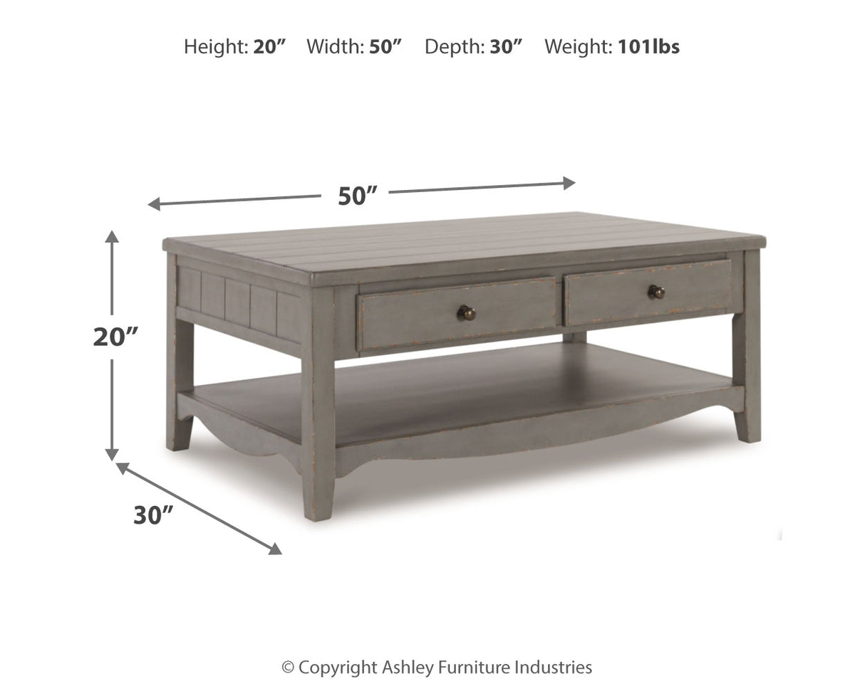 Charina Coffee Table and 2 End Tables