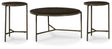 Doraley Coffee Table and 2 End Tables