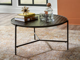 Doraley Coffee Table and 2 Chairside End Tables