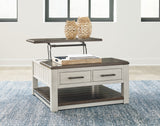 Darborn Lift-top Coffee Table and 2 Chairside End Tables