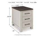 Darborn 2-Piece Coffee Table with 1 End Table (Lift-Top Coffee Table, Chairside End Table)