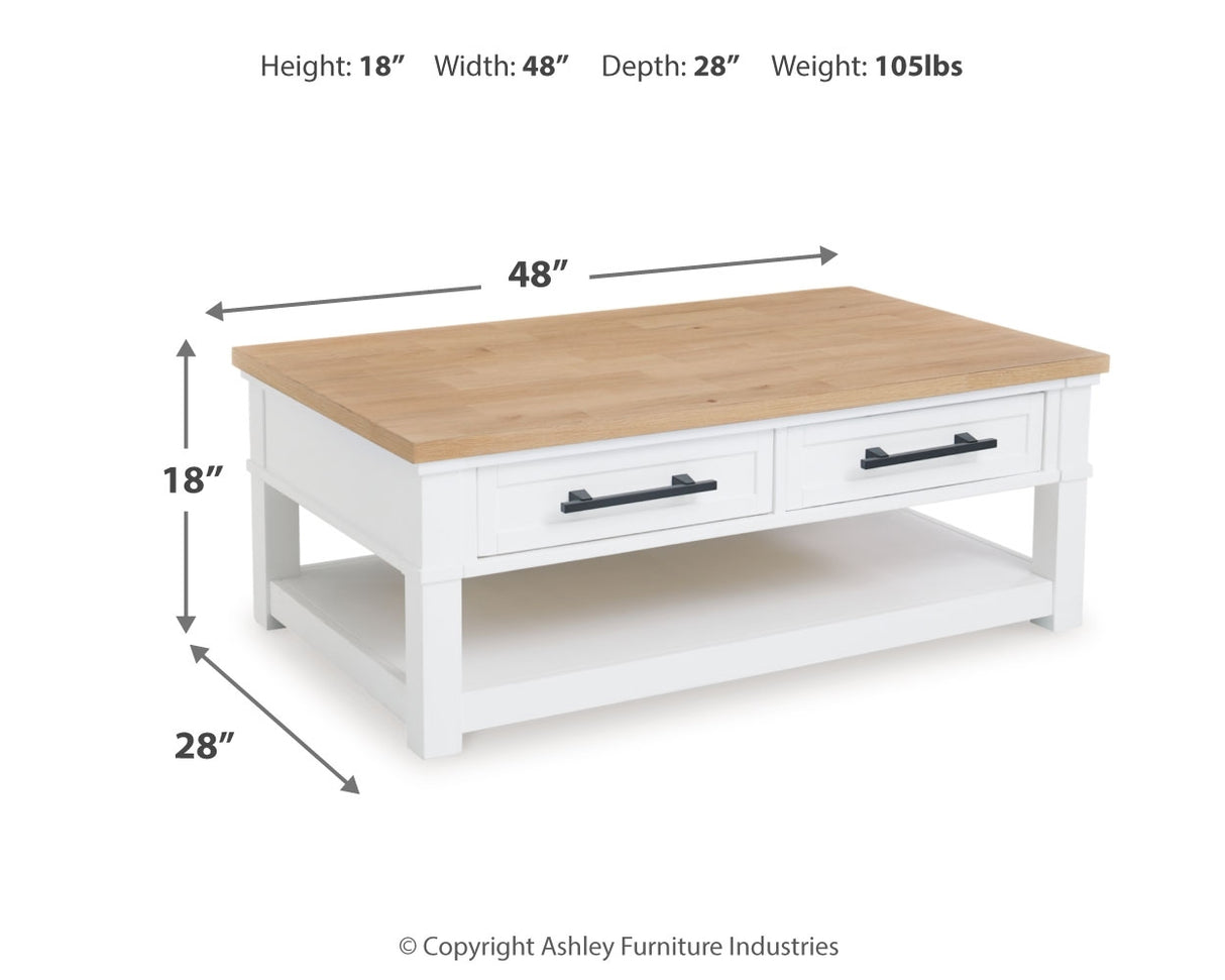 Ashbryn Coffee Table and 2 End Tables