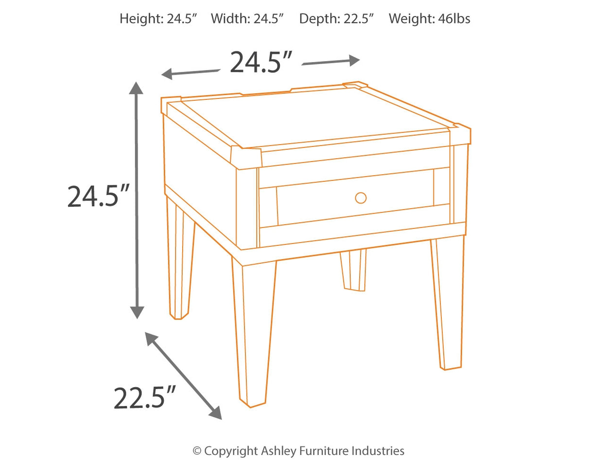 Todoe Coffee Table and 2 End Tables