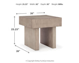 Jorlaina 3-Piece Coffee Table with 2 End Tables (Coffee Table, End Table, End Table)