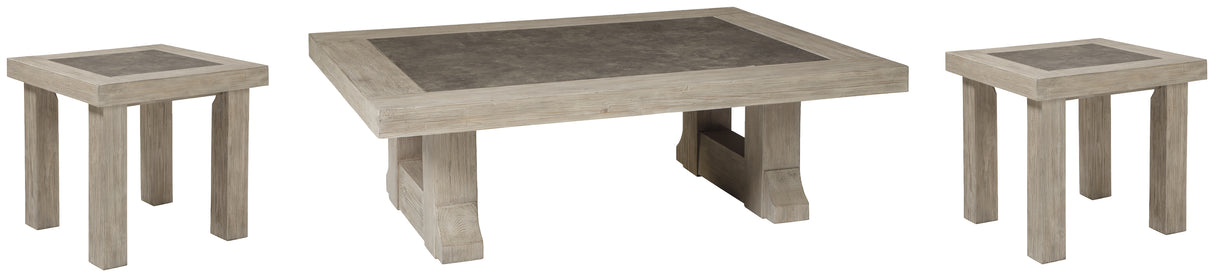 Hennington Coffee Table and 2 End Tables