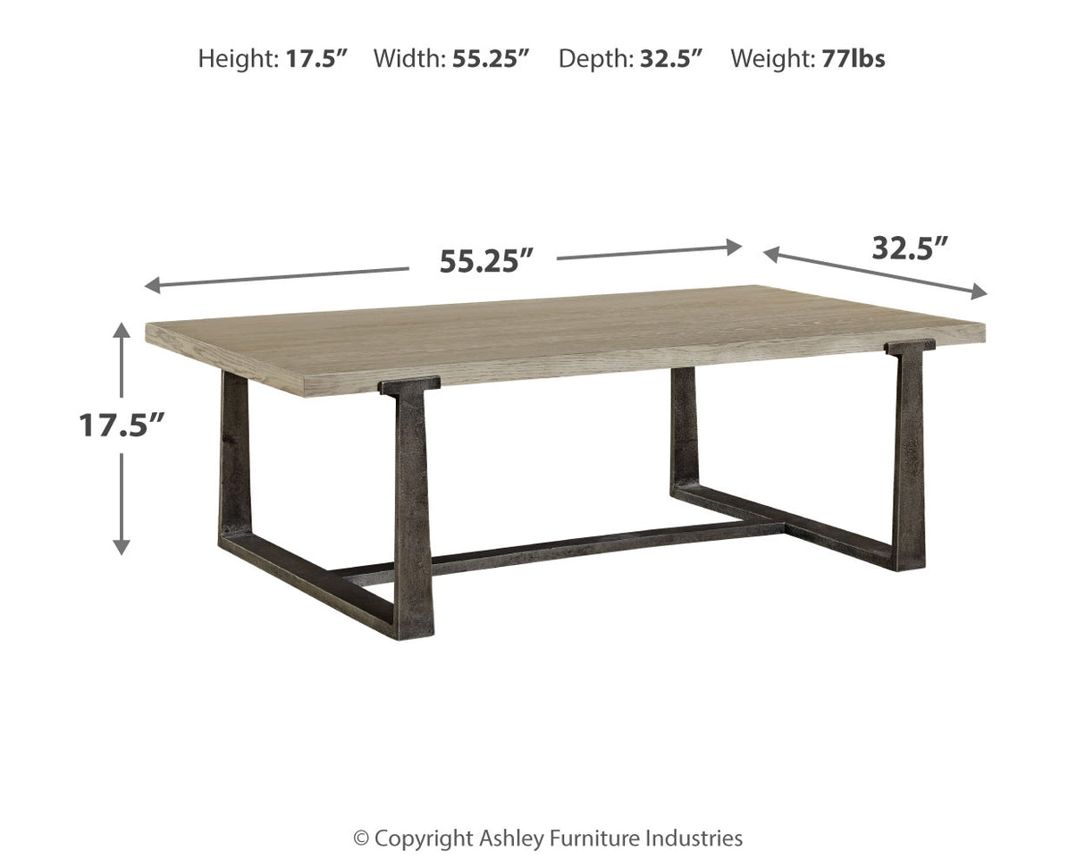 Dalenville Coffee Table and 2 End Tables