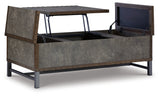 Derrylin Lift-top Coffee Table and 2 Chairside End Tables