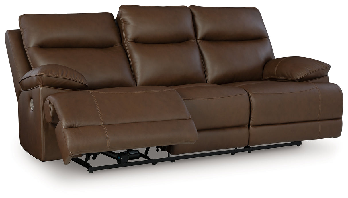 VonRyan Power Reclining Sofa (Color: Tobacco)