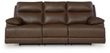 VonRyan Power Reclining Sofa (Color: Tobacco)