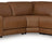 Magic Man 6-Piece Power Reclining Sectional with Console (Color: Caramel)