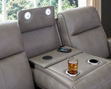 5Z-Comfort 2-Piece Sofa and Loveseat (Power Reclining Sofa, Power Reclining Loveseat with Console)