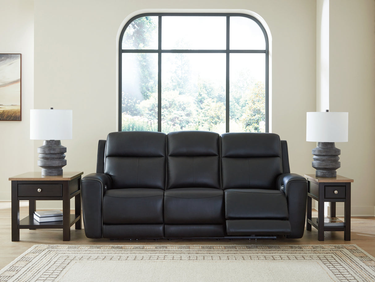 5Z-Comfort Power Reclining Sofa (Color: Onyx)