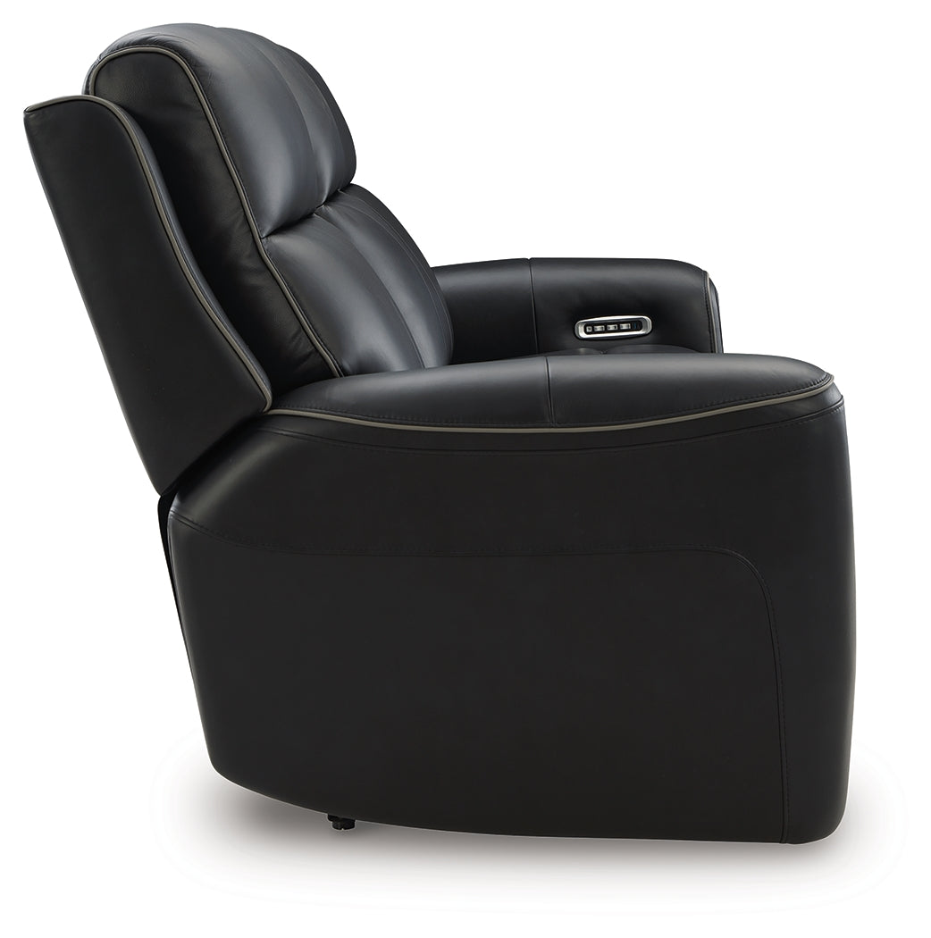 5Z-Comfort Power Reclining Sofa (Color: Onyx)