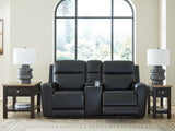 5Z-Comfort Power Reclining Loveseat with Console (Color: Onyx)
