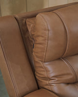 Knightington Power Recliner with Audio Seating (Color: Caramel)