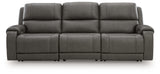 5Z - Pittson 3-Piece Power Sectional Reclining Sofa