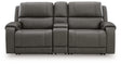 5Z - Pittson 3-Piece Power Reclining Sectional Loveseat with Console