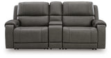 5Z - Pittson 3-Piece Power Reclining Sectional Loveseat with Console