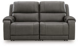 5Z - Pittson 2-Piece Power Reclining Sectional Loveseat