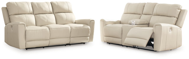 Dahlmoore 2-Piece Sofa and Loveseat (Power Reclining Sofa, Power Reclining Loveseat with Console)