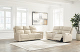Dahlmoore 2-Piece Sofa and Loveseat (Power Reclining Sofa, Power Reclining Loveseat with Console)