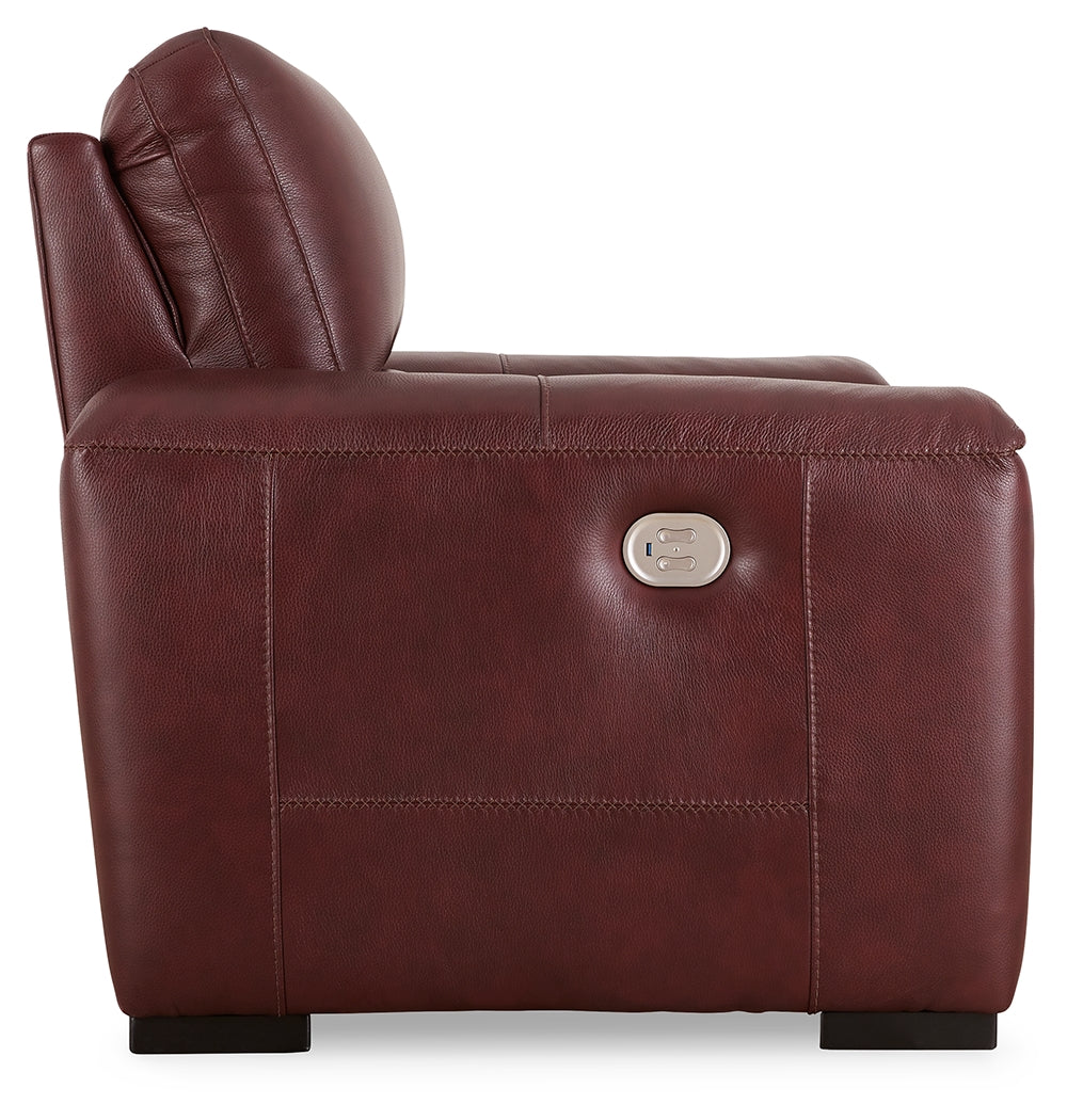 Alessandro Power Recliner (Color: Garnet)