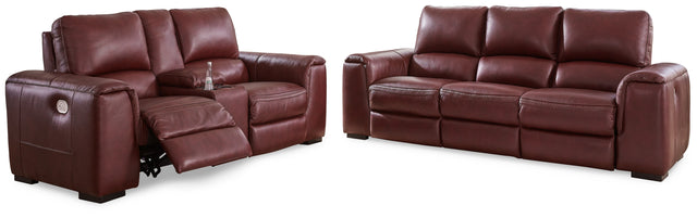 Alessandro 2-Piece Sofa and Loveseat (Power Reclining Sofa, Power Reclining Loveseat with Console)