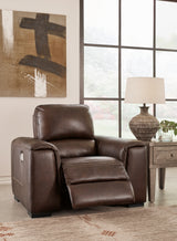 Alessandro Power Recliner (Color: Walnut)