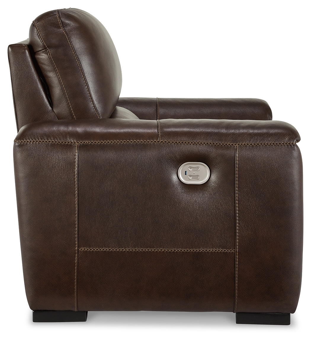 Alessandro Power Recliner (Color: Walnut)