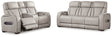 Boyington 2-Piece Sofa and Loveseat (Power Reclining Sofa, Power Reclining Loveseat with Console)