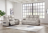 Boyington 3-Piece Sofa, Loveseat and Recliner (Power Reclining Sofa, Power Reclining Loveseat with Console, Power Recliner)