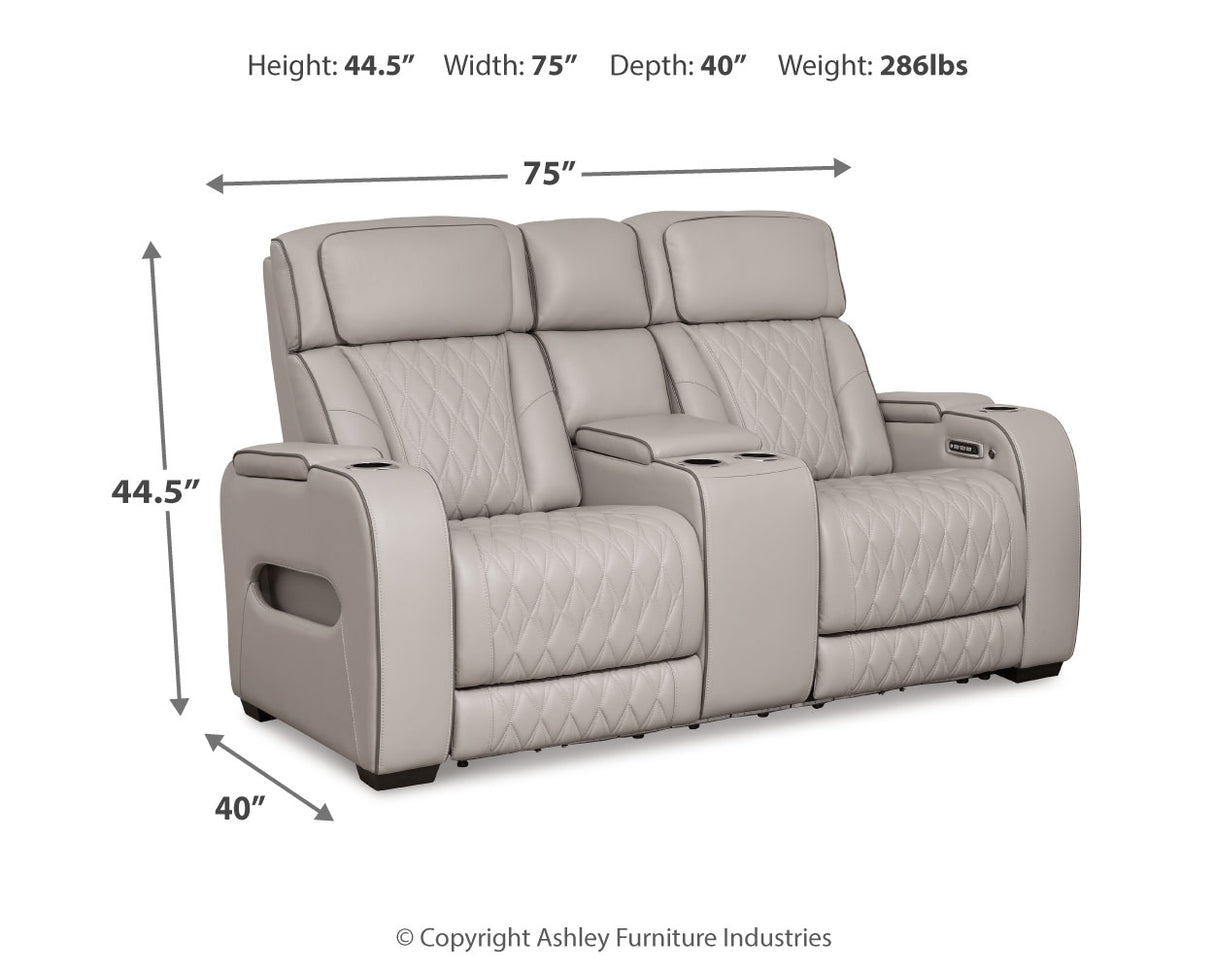 Boyington 3-Piece Sofa, Loveseat and Recliner (Power Reclining Sofa, Power Reclining Loveseat with Console, Power Recliner)