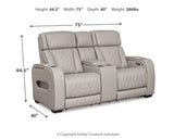 Boyington 3-Piece Sofa, Loveseat and Recliner (Power Reclining Sofa, Power Reclining Loveseat with Console, Power Recliner)