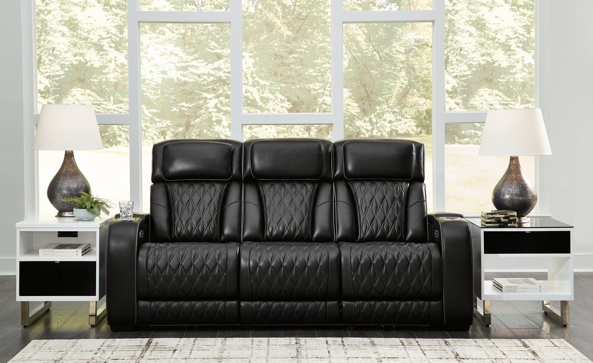 Boyington 3-Piece Sofa, Loveseat and Recliner (Power Reclining Sofa, Power Reclining Loveseat with Console, Power Recliner)
