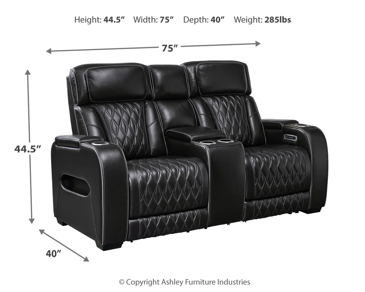 Boyington Power Reclining Sofa, Loveseat and Recliner