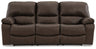 Leesworth Power Reclining Sofa (Color: Dark Brown)