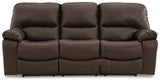Leesworth 3-Piece Sofa, Loveseat and Recliner (Power Reclining Sofa, Power Reclining Loveseat, Power Recliner)