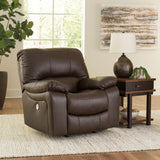 Leesworth Power Recliner (Color: Dark Brown)