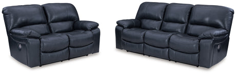 Leesworth 2-Piece Sofa and Loveseat (Power Reclining Sofa, Power Reclining Loveseat)