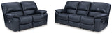 Leesworth 3-Piece Sofa, Loveseat and Recliner (Power Reclining Sofa, Power Reclining Loveseat, Power Recliner)