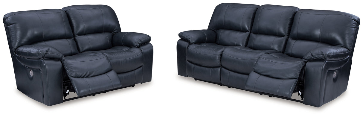 Leesworth 2-Piece Sofa and Loveseat (Power Reclining Sofa, Power Reclining Loveseat)