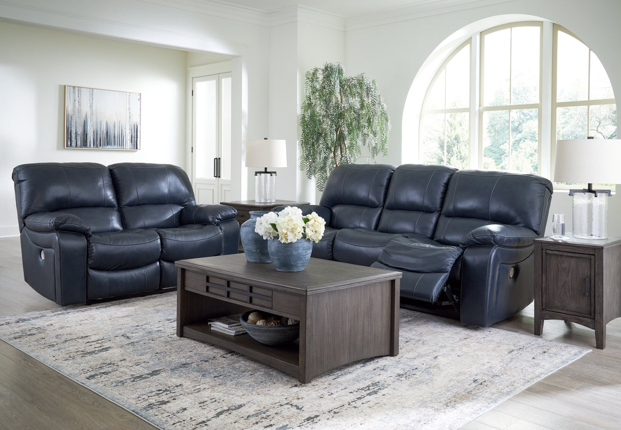 Leesworth 2-Piece Sofa and Loveseat (Power Reclining Sofa, Power Reclining Loveseat)