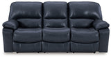 Leesworth Power Reclining Sofa (Color: Ocean)
