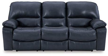 Leesworth Power Reclining Sofa (Color: Ocean)