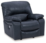 Leesworth Power Recliner (Color: Ocean)