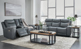 Mindanao 2-Piece Sofa and Loveseat (Power Reclining Sofa, Power Reclining Loveseat with Console)