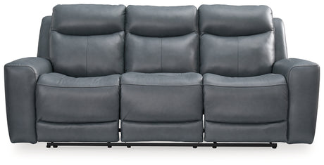 Mindanao Power Reclining Sofa (Color: Steel)