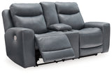 Mindanao 3-Piece Sofa, Loveseat and Recliner (Power Reclining Sofa, Power Reclining Loveseat with Console, Power Recliner)